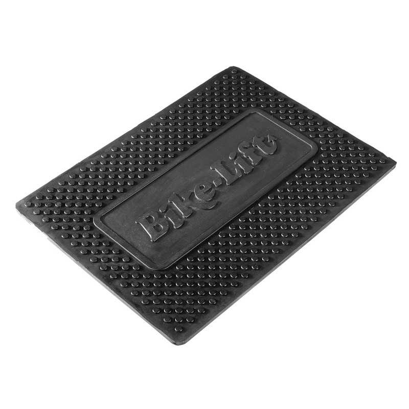 Protective carpet, gum base, for lift bike lift
