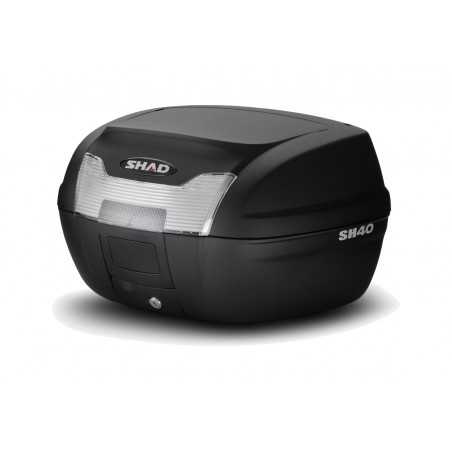 SHAD Maleta SH40 para moto o scooter, 40L de capacidad alta calidad y resistente a temperaturas extremas D0B40100