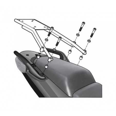 SHAD Anclajes soportes fijaciones herraje baul maleta Top Master H0CB10ST