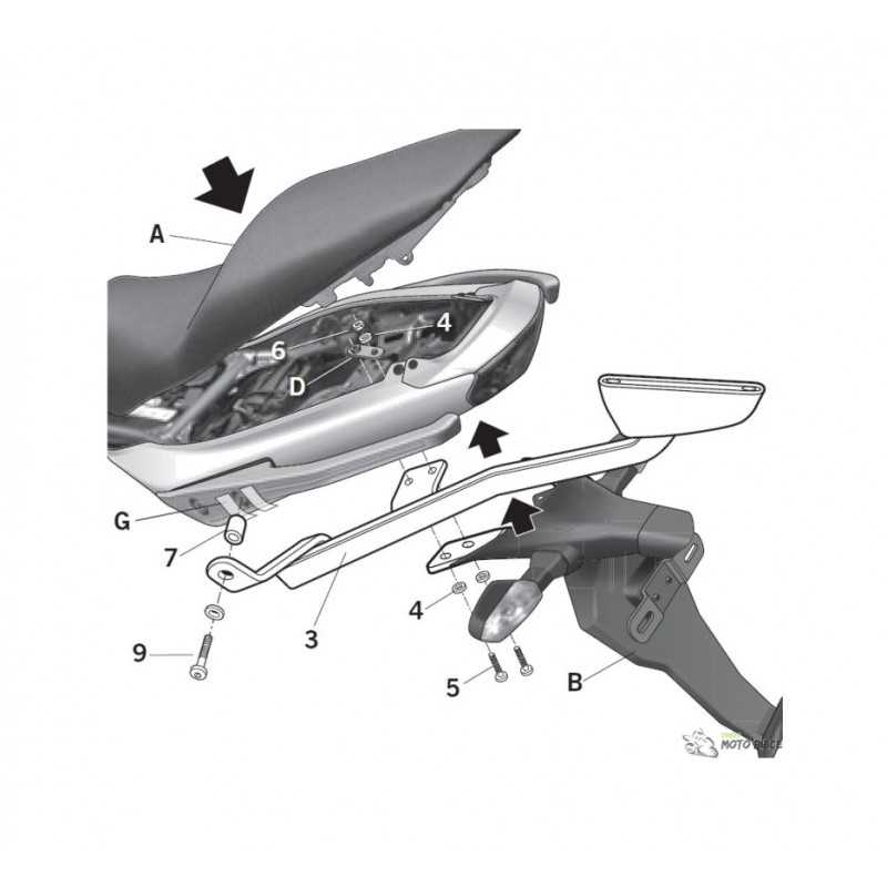 SHAD Fijación Top Master para montar maletas superiores en motos [Anclajes, soportes, fijaciones, herraje, baul, maleta ] K0ER69