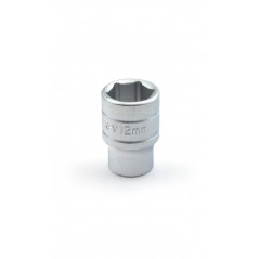 TENGTOOLS Llave de vaso hexagonal 1/4 - Serie regular, métricos, cromo vanadio, acabado mate Tamaño 10mm 35085VAR