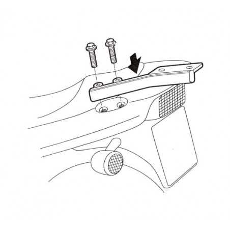 SHAD Fijación Top Master para Anclajes de Soporte Baul y Maletas | Compatible con TERRA/SH59X/SH58X/SH50/SH48/SH47/SH46/SH45/SH4