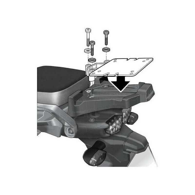 SHAD Anclajes soportes fijaciones herraje baul maleta Top Master Y0XT10ST