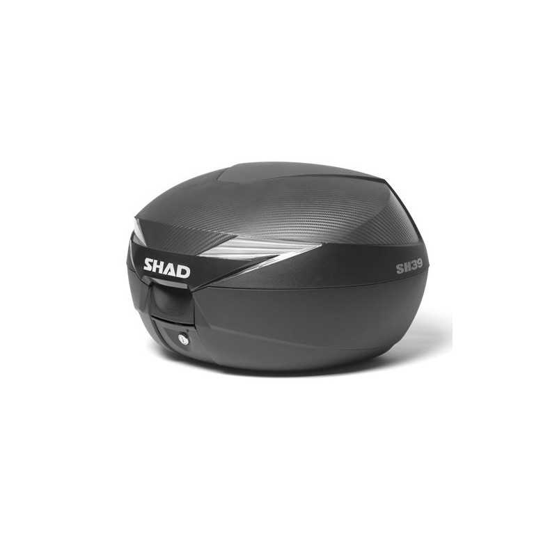 SHAD Maleta para moto SH39 Carbono Carbonlook de 39 litros capacidad D0B39106