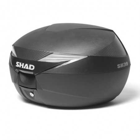 SHAD Maleta para moto SH39 Carbono Carbonlook de 39 litros capacidad D0B39106