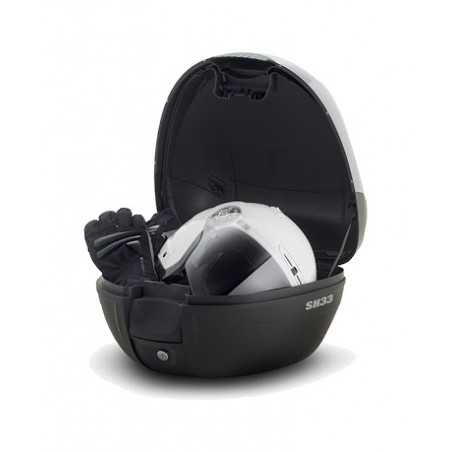 SHAD Maleta para scooter y moto SH33 con capacidad casco modular guantes D0B33200
