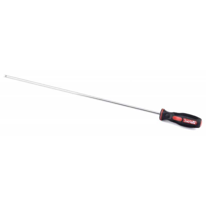 BUZZETTI Destornillador de mantenimiento con punta plana 4mm Largo 300mm - Marca 19369