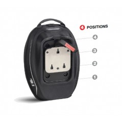 SHAD Bolsa de depósito E10 PIN SYSTEM 5L con soporte telepeaje y pantalla táctil para moto X0SE10P
