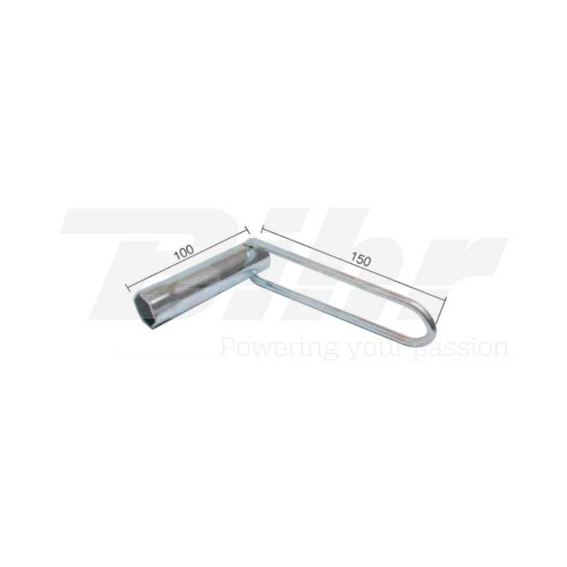 BUZZETTI Llave de bujía hexagonal 21mm con mango largo para motos y ciclomotores - Marca 19342