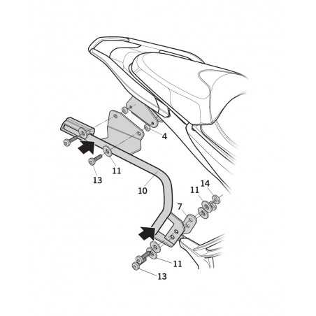 LATERAL BAGS SUPPORTS, ANCHORS, SETTINGS