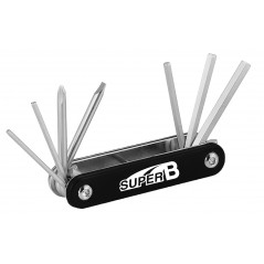 Tool, wrench, multi-function, foldable, 7 functions, bicycle  TB-9600