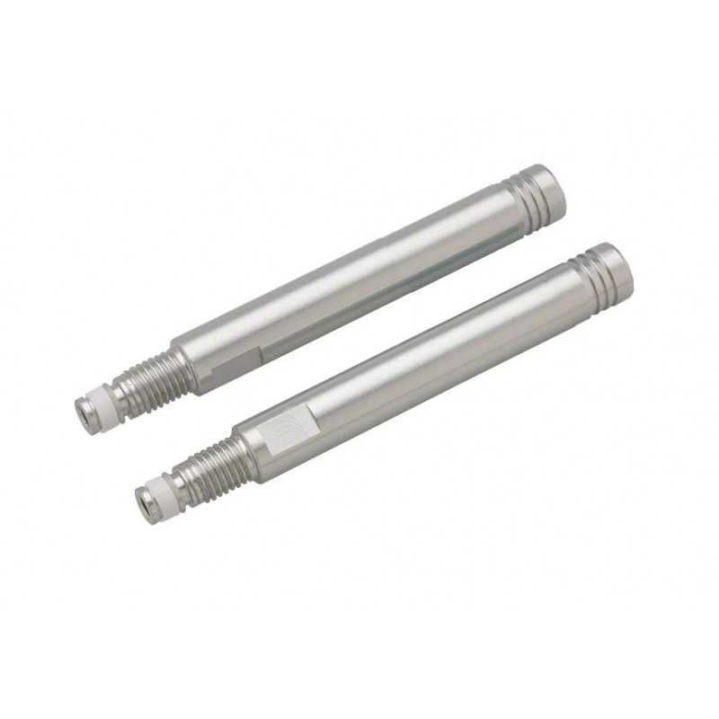 2x extension steel presta valve bicycle 30mm