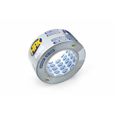 HPX Rollo de cinta americana 50mmx25m Color plata HPX6200 35887