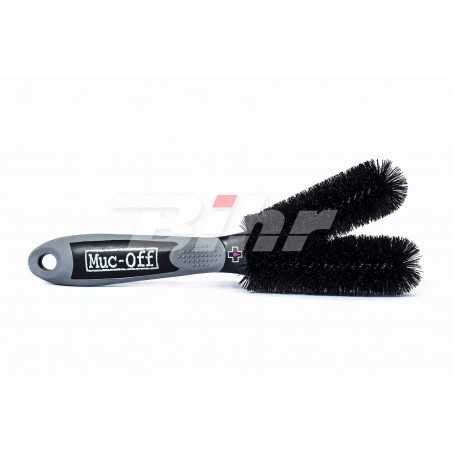MUC-OFF Cepillo de limpieza doble dentado Individual Brush 2 Prong 66385