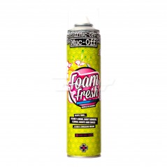 MUC-OFF Espuma limpiador antibacteriano Helmet Foam Fresh Spray 400ml - Marca 66404