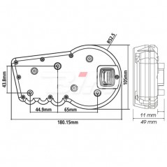 KOSO Marcador universal RX2 GP Style BA010001 49231