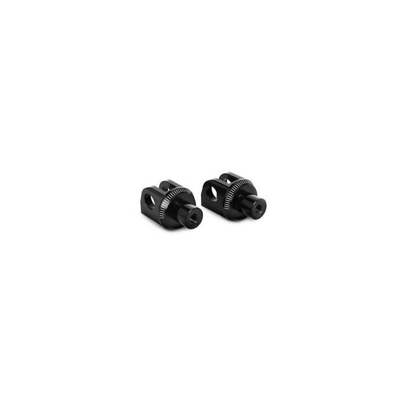 Fitting adapters for rear passenger footrests