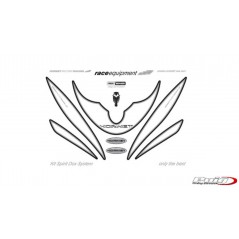 PUIG Kit adhesivos SPIRIT pegatinas protectoras frontal 4771