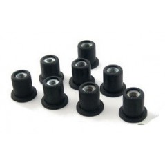 PUIG 25x Silenblocks de Goma con Tuerca para Carenado M5 - Marca 0714