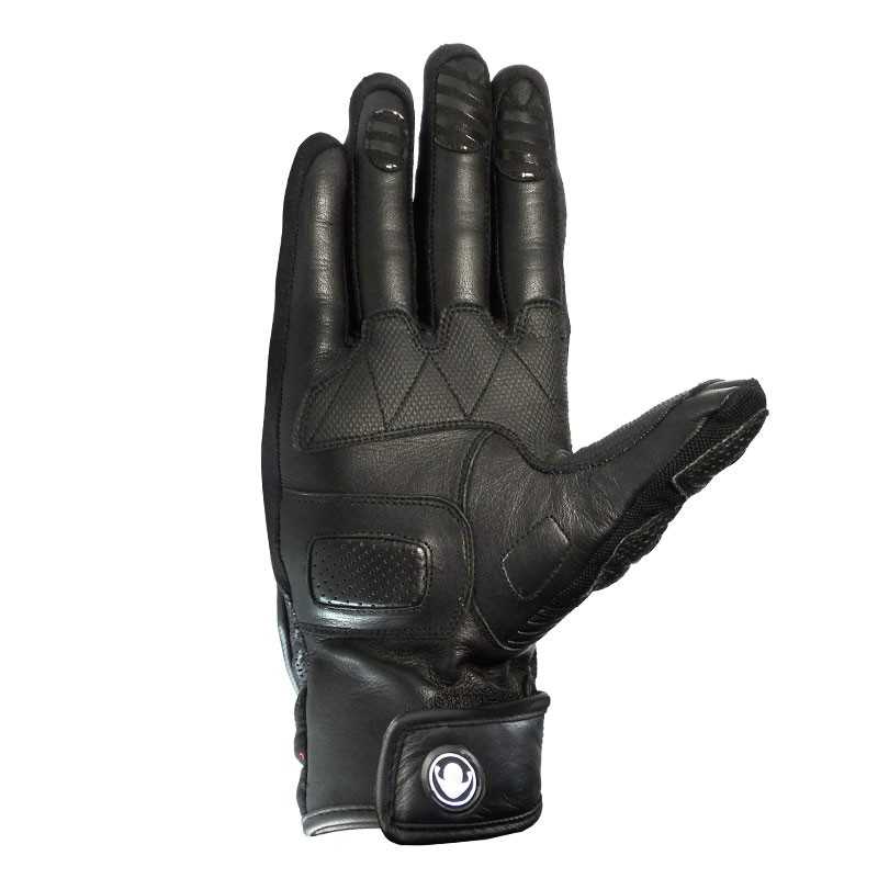Leather gloves with carbon protections  AIR CARBON