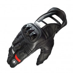 Leather gloves with carbon protections  AIR CARBON