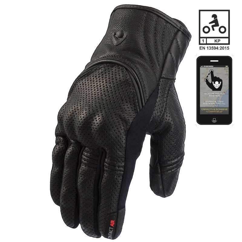 Holed leather gloves  ´´CONTACT AIR´´ (TS)
