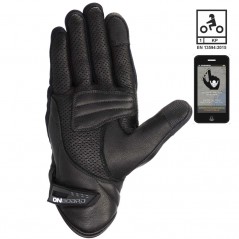 ON BOARD Guantes de piel agujereada CONTACT AIR (TS) - moto verano homologados CE GMCTA