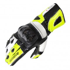 Leather gloves with circuit protections  PRX-3 CARBON