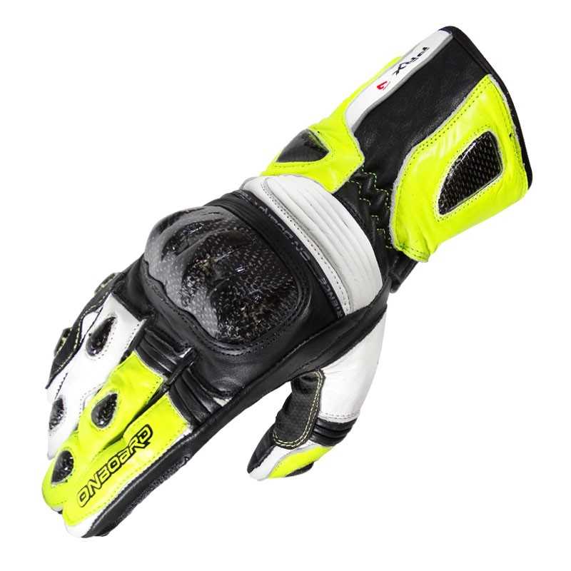 Leather gloves with circuit protections  PRX-3 CARBON