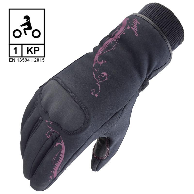 ON BOARD Guantes moto impermeables SOFTSHELL LADY AMY CE GLAMYBBP