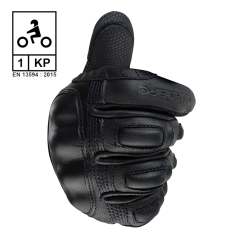 Leather gloves with protections  60'S CLASSIC TS CE