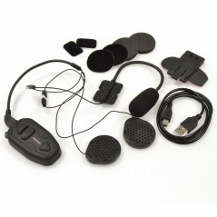 KIT, INTERPHONE, BLUETOOTH, HANDSFREE, INDIVIDUAL, BIKECOOM, SALUT