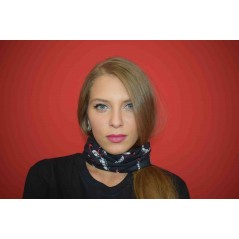 Protector, neck 100% cotton scarf tubular buff type