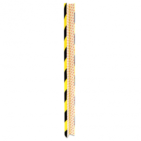 Corner protection, wall with adhesive 3m black/yellow 75cm X 40mm