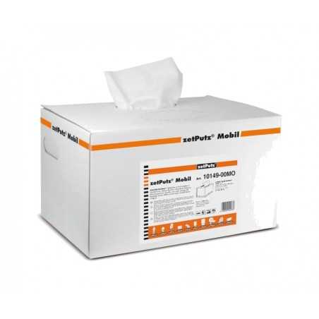 toallitas papel con dispensador  multitex zetputz mobil 38x42cm 200u