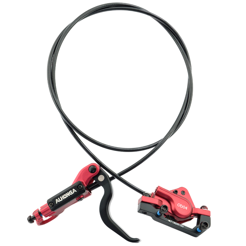 Kit, complete, brake disc, hydraulic, mtb btt, front and rear, bicycle