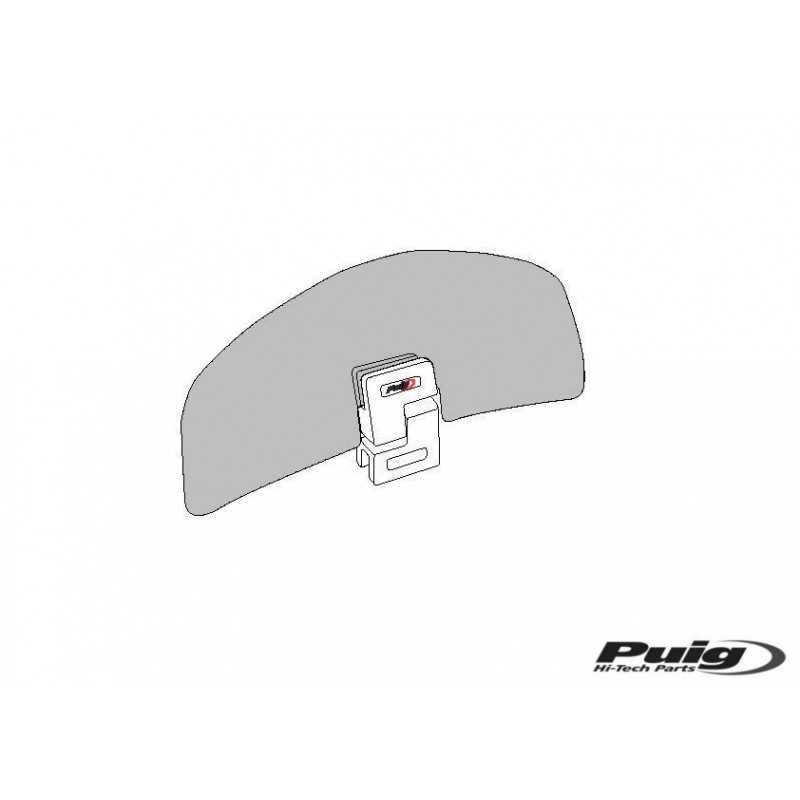 Replacement swing metal mechanism attaching to the deflector of the visor