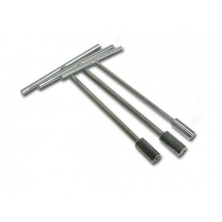 Set of 3 flat socket wrenches  T