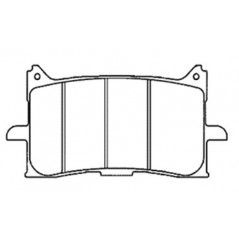Front brake pad set  AFRICA TWIN 1000 83X39.7X8