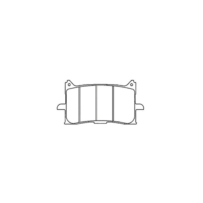 Front brake pad set  AFRICA TWIN 1000 83X39.7X8