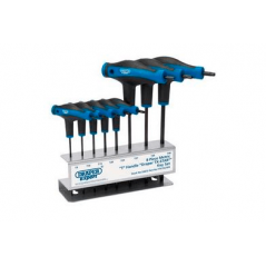 Set of 8 6-sided male torx keys  T/L