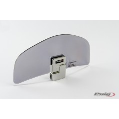 Air deflector dome added to visor, radius 300mm (curve down)
