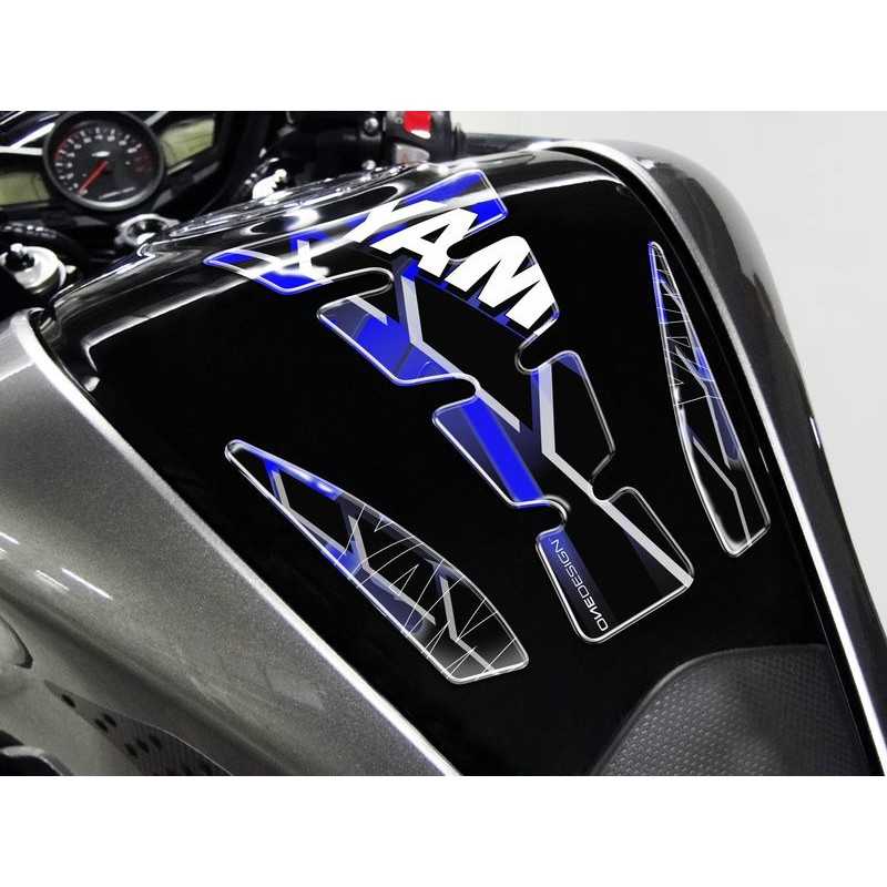 PUIG Protector de depósito para moto Yamaha - Adhesivo con logo 4722