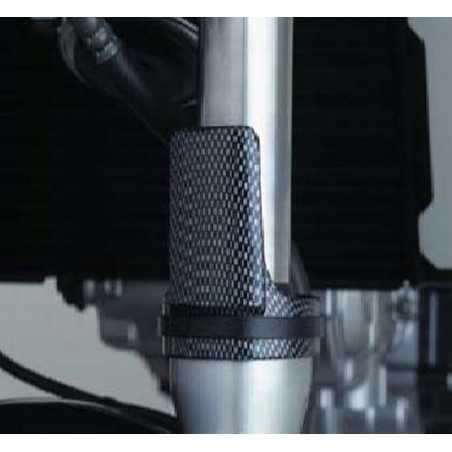 Wishbone front suspension dustsheet carbon look