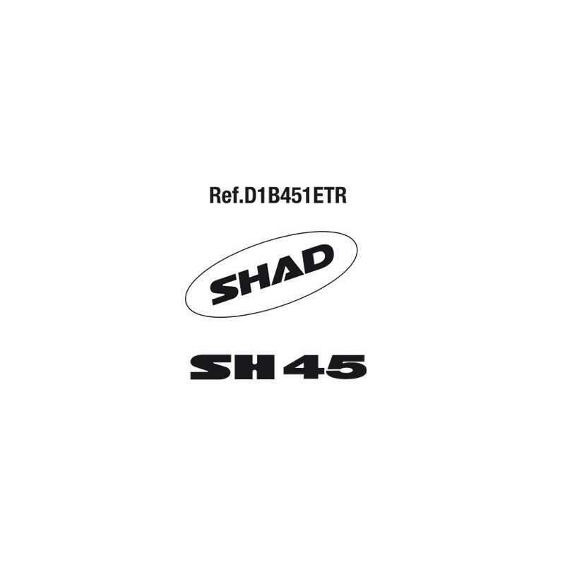 SHAD recambio de Adhesivos para baul maleta SH 45 SH45 2011 D1B451ETR