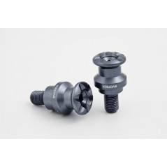EVOTECH Diabolos soportes de caballete trasero M10 tipo D | Aluminio aeronáutico CNC PS-M10D