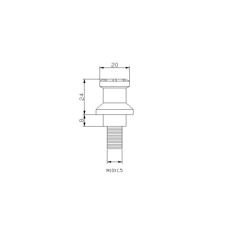 PUIG Diabolos HI-TECH soportes caballete basculante diam. 10mm 5988