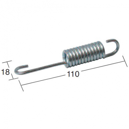 BUZZETTI Muelle para caballete lateral | Resistente y duradero 19166