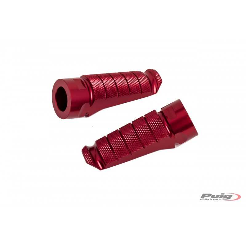 PUIG Juego de estriberas Hi-Tech modelo Racing para piloto lado derecho e izquierdo 6301
