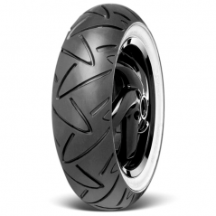 CONTINENTAL Cubierta neumatico ContiTwist WW - banda blanca 12´´ 120/70-12 M/C 58P TL 48979